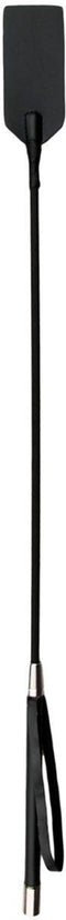EasyToys - Zweep SM met Lange Steel - Zweep Sex Musthave voor SM liefhebber - Kinky Zweep met Lange Steel - BDSM - Zwart