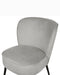 Fauteuil VOSS Fluweel Lichtgrijs