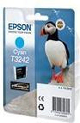 Epson T3242 - Inktcartridge - 980 pagina's - Cyaan (14 ml)