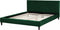 FITOU - Tweepersoonsbed - Donkergroen - 180 x 200 cm - Fluweel