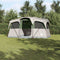 vidaXL - Familietent - met - Vensters - Daktent - Groen - voor - 10 - Personen - Waterdicht