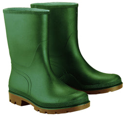 PVV regenlaarzen, halfhoog, kleur groen, maat 45