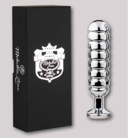 Metal Zone Aluminium Butt Plug - 13 cm x 5 cm