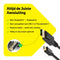 Garpex® Mini DisplayPort naar DisplayPort Kabel - 4K 60Hz - 1.8 meter - Zwart