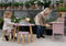 Jabadabado Houten speelkeuken - Roze - Speelkeuken voor kinderen - 55x32x72cm