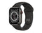 Apple Watch Series 6 Titanium 40 mm (2020) - GPS + Cellular - spacegrey - Sportbandje zwart