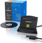 EID Kaartlezer - Multifunctioneel - Identiteitskaartlezer - Card Reader - eID/Memory/Sim Kaartlezer - eID Kaartlezer - Identiteitskaart - België - USB 2.0 - eID - Windows/Mac/Linux