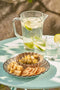 Mica Decorations Corfu - Ontbijtbord - H2,5 x Ø21 cm - Grijs