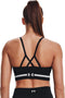 Under Armour UA Seamless Low Long Bra Dames Sportbeha - Zwart - Maat S