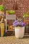 Mica Decorations Lungo Bloempot - H46 x Ø39 cm - Lichtgewicht - Off White