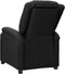 vidaXL Fauteuil verstelbaar stof zwart