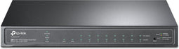 TP-Link TL-SG2210P - Managed Switch - 8x Gigabit Ethernet PoE+ - 61W PoE-budget