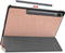 imoshion Galaxy Tab S8 Plus / S7 Plus / S7 FE - Trifold Bookcase - Auto-wake - Roze Goud