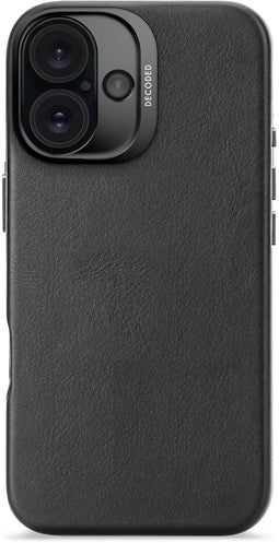 Decoded - Leather Case - MagSafe-compatibel - Zwart (iPhone 16)