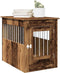 vidaXL - Hondenbench - 55x80x68 - cm - bewerkt - hout - oud - houtkleurig
