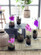 Witte Orchidee/Phalaenopsis kunstplant in vaas 50 cm voor binnen - Kunstplanten/nepplanten/binnenplanten