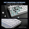 MADLIONS MAD 60 HE RGB - Gaming Toetsenbord - 60% - 1000 Hz - Amber Pro Switches - Wit