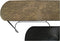 HSM Collection - Console tafel Fletcher - 96x30x78/72x30x69 - Zwart/goud - Set van 2
