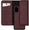Selencia Hoesje Geschikt voor Samsung Galaxy S20 Plus Hoesje Met Pasjeshouder - Selencia Tierra Uitneembare Slang Clutch - Donkerrood