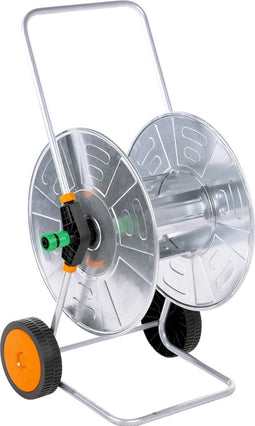 vidaXL - Tuinslangkar - voor - 110 - m - 1/2" - of - 80 - m - 3/4" - slang - staal