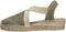 Toni Pons Verdi-V - Dames Espadrilles - Handgemaakt - Groen - Maat 36
