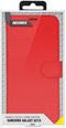 Accezz Galaxy A21s - Flip Cover - Krasbestendig Schokbestendig - Rood