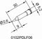 Ersa 0102PDLF06 Soldeerpunt Potloodvorm Grootte soldeerpunt 0.60 mm Inhoud: 1 stuk(s)