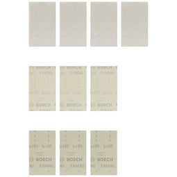 Bosch Accessories EXPERT M480 2608901205 Schuurnetset Geperforeerd Korrelgrootte 80, 80, 80, 80, 120, 120, 120, 180, 180, 180 (l x b) 133 mm x 80 mm 10 stuk(s)