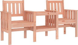 vidaXL - Tuinbank - met - tafel - 2-zits - massief - douglashout