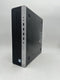 HP EliteDesk 800 G3 - PC - Intel® Core™ i5-7500 8 GB DDR4 256 GB SSD Windows 10 Pro - Zwart Zilver