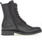 Gabor 72.745.57 - Dames Enkellaarzen - Veterboots met rits - Zwart - Maat 40