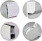 FRANCE-COMBI Handmatig omkeerbaar rolluik van pvc met riem - B 120 x H 120 cm