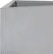 vidaXL - Plantenbak - driehoek - 50x43x75 - cm - gegalvaniseerd - staal