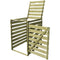 vidaXL - Containerberging - enkel - 240 - L - geïmpregneerd - hout