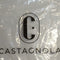 Castagnola Onderzetters - Keramisch - Set van 6 - Grijs/Goud (6 stuks)
