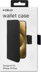 Celly Wally Bookcase Hoesje - Apple iPhone 16 Plus - Kunstleer - Pasjeshouder - Zwart