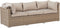 Beliani COCCOLIA - Loungeset voor 5 - Beige - PE rotan