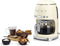 SMEG DCF02 - Filterkoffiemachine - 10 koppen - Crème