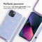 iMoshion Hoesje Geschikt voor iPhone 13 Hoesje Met Koord - iMoshion Siliconen design hoesje met koord - Meerkleurig / Butterfly