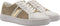Michael Kors Irving Stripe - Lage Sneakers - Goudkleurige details - Wit/Goud