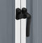 vidaXL - Tuinschuur - 195x198x159 - cm - gegalvaniseerd - staal - grijs