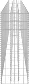 vidaXL - Gabion - plantenbak - verhoogd - 360x30x90 - cm - gegalvaniseerd - staal