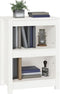 vidaXL - Boekenkast - 50x35x68 - cm - massief - grenenhout - wit