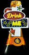 Flashing bottle topper - Drink me