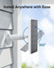 eufy Security Zonnepaneel 3W - Compatibel met eufyCam - Continue Stroomvoorziening - Wit