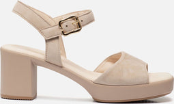 Gabor - Sandalen met hak - Suede - Beige