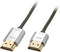 Lindy HDMI A - HDMI A - 4.50 m - Goud Zilver Zwart