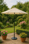 Lifetime Garden parasol - stokparasol - 300 cm - zonwerend textiel - champagne/beige