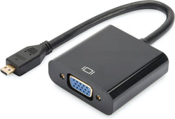 Assmann DA-70460 - HDMI naar VGA Adapter - 1080p - Zwart