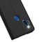 Dux Ducis Hoesje Met Pasjeshouder Geschikt voor Motorola One Hyper - Dux Ducis Slim Softcase Bookcase - Zwart